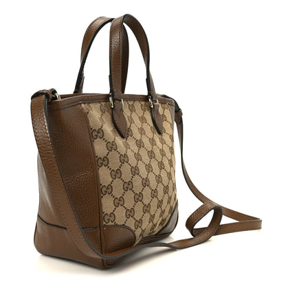Gucci Monogram Small Bree Tote Beige Tabacco 3 of 11