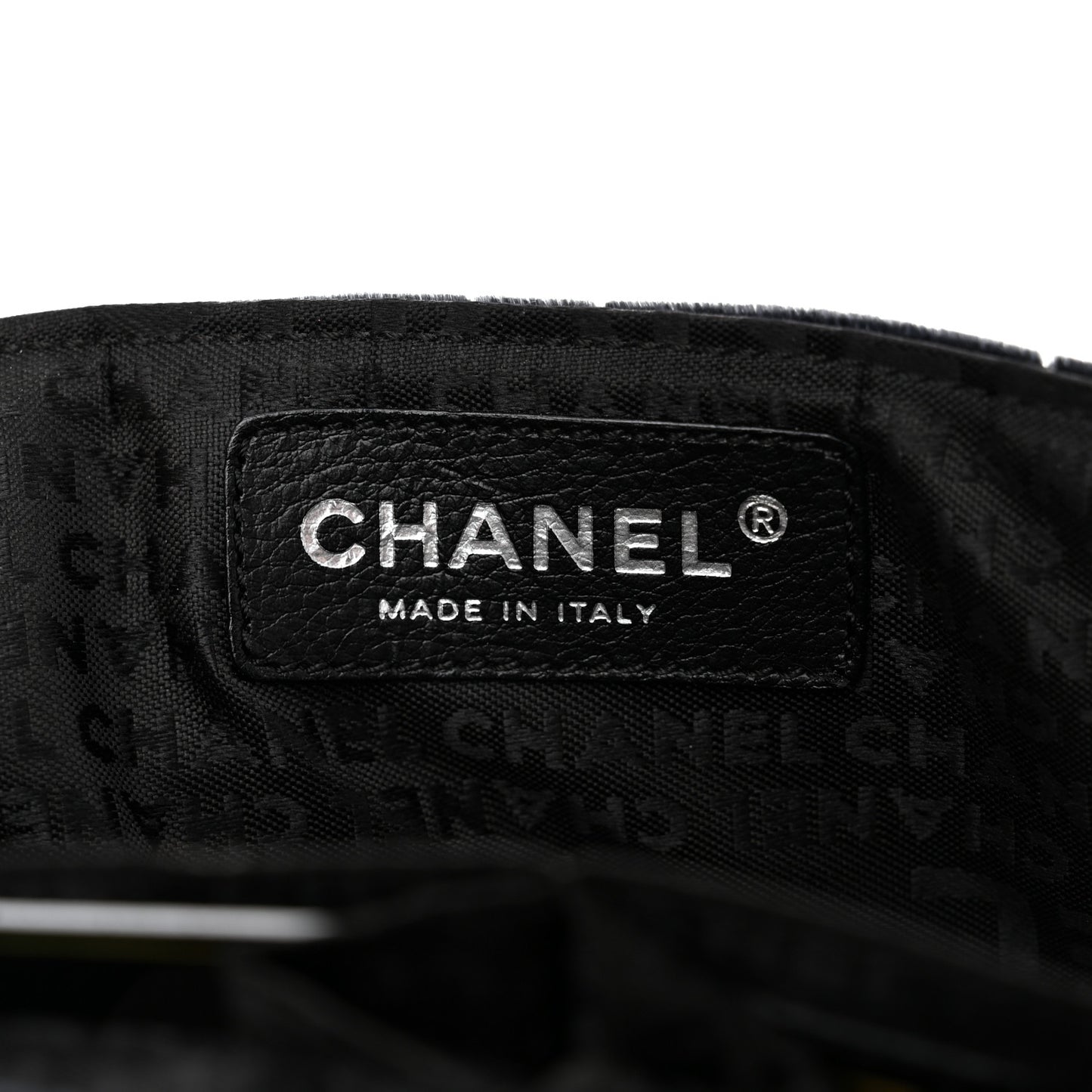 Velvet Quilted East West Flap Black