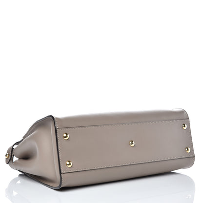 Fendi Vitello Seta Plexiglass Tortoise Medium Peekaboo Iconic Satchel Tortora 5 of 10
