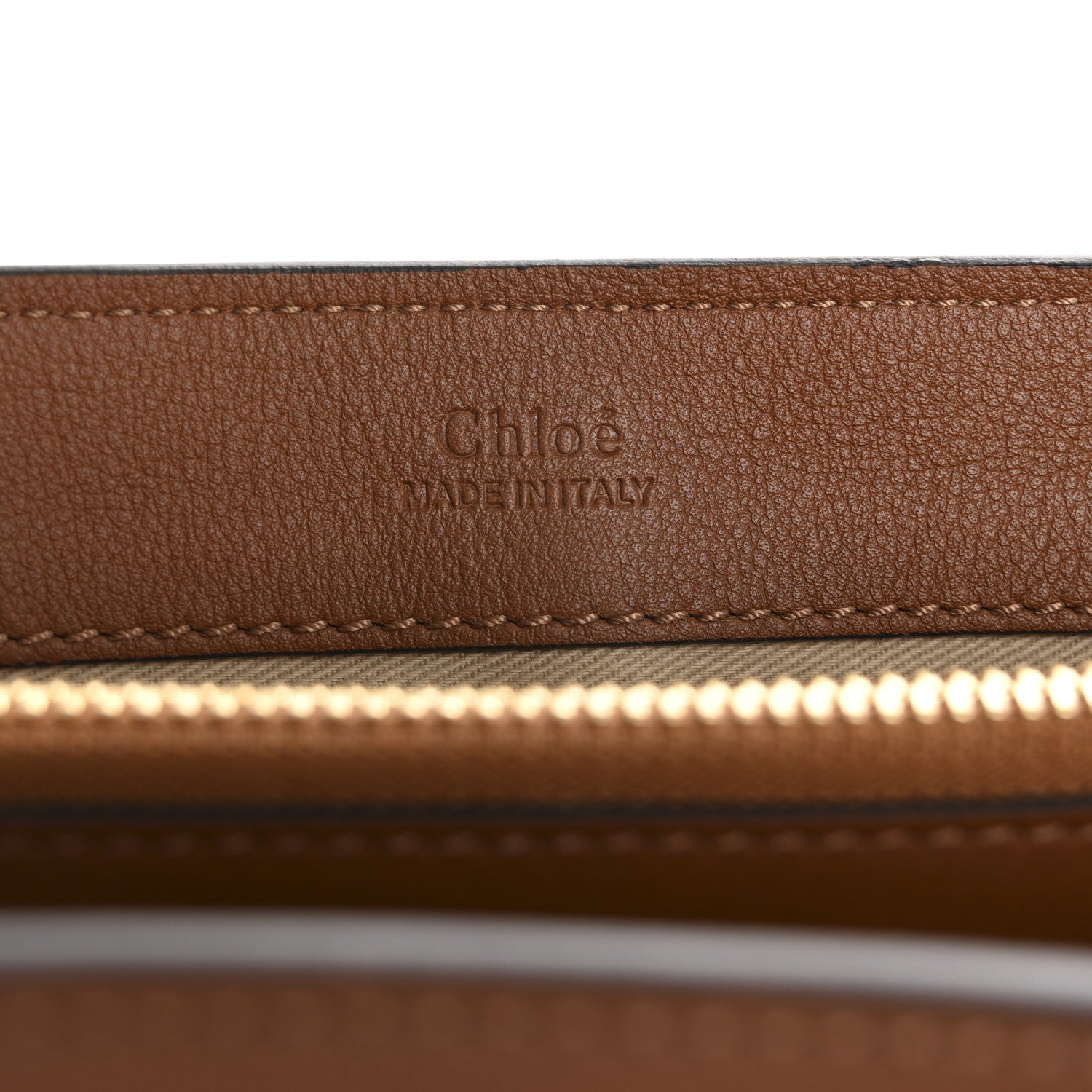 Chloe Calfskin Small Faye Day Shoulder Bag Tan 6 of 10