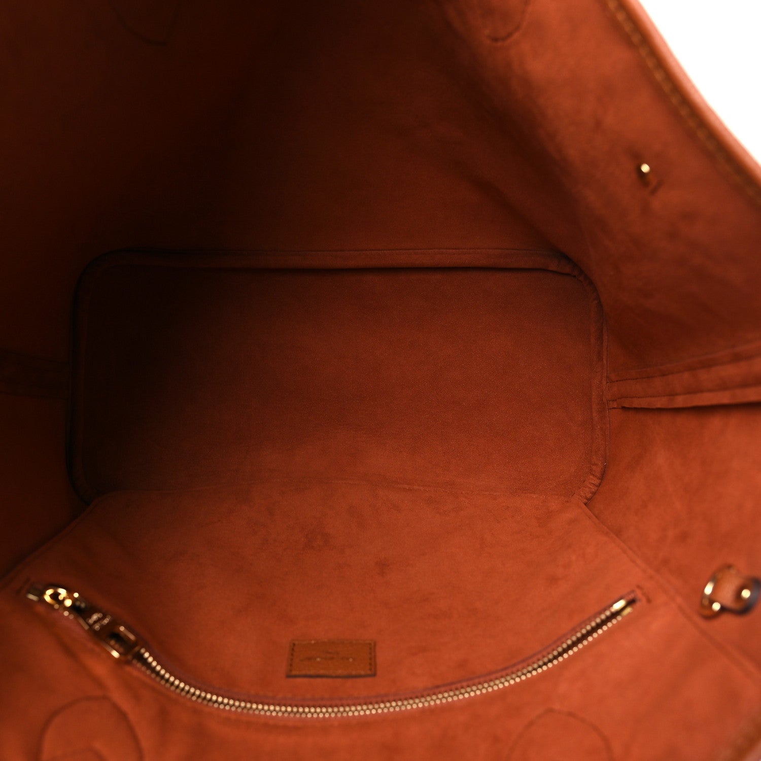 Louis Vuitton Empreinte Monogram Giant Neverfull MM Cognac 5 of 10