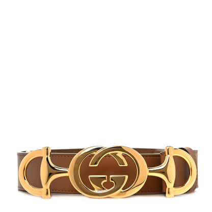Gucci Calfskin Zumi 30mm Belt 85 34 Friky Taupe 1 of 5