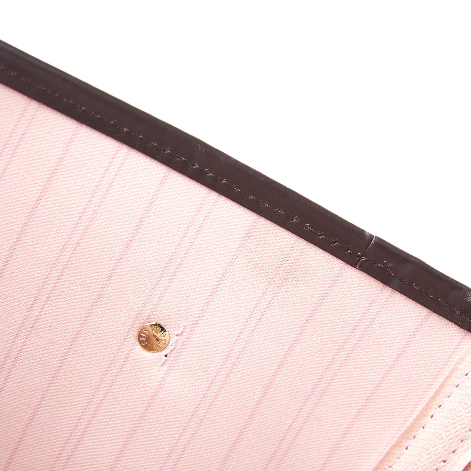 Louis Vuitton Damier Ebene Neo Neverfull MM Rose Ballerine 7 of 13