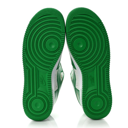 Louis Vuitton X NIKE AIR FORCE 1 Calfskin Monogram Mens Low Top Sneakers 8.5 Green 6 of 10