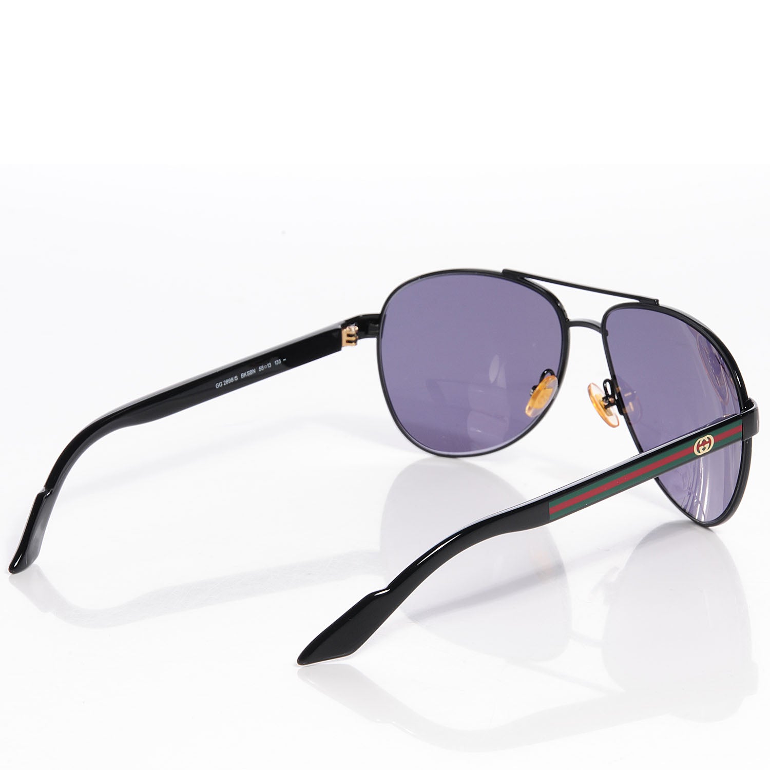 Gucci GG Web Aviator Sunglasses 2898/S 2 of 6