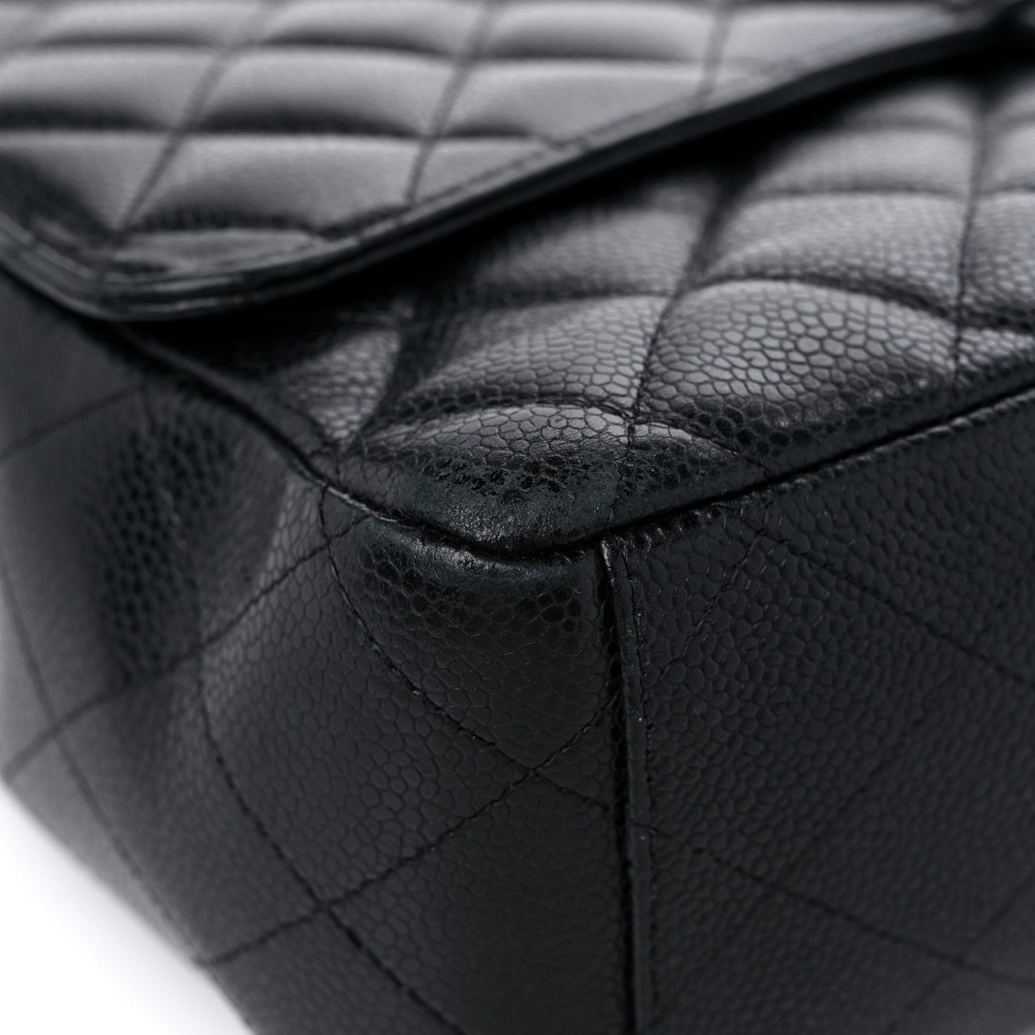 Chanel Caviar Quilted Maxi Single Flap Black 8 of 14