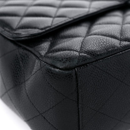 Chanel Caviar Quilted Maxi Single Flap Black 8 of 14