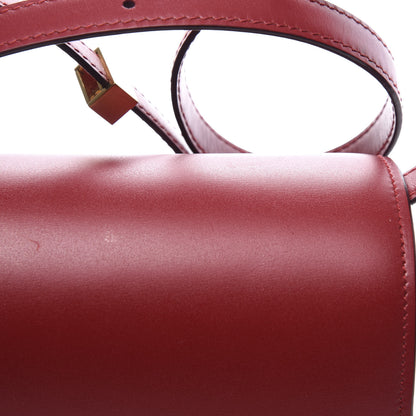 Celine Smooth Calfskin Small Classic Box Flap Bag Red 7 of 9