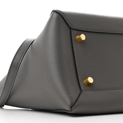 Celine Grained Calfskin Mini Belt Bag Grey 9 of 10