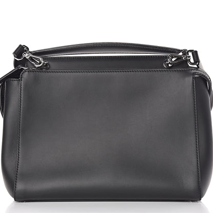 Fendi Vitello Baltico Dolce DotCom Satchel Black Blue Royal 9 of 15