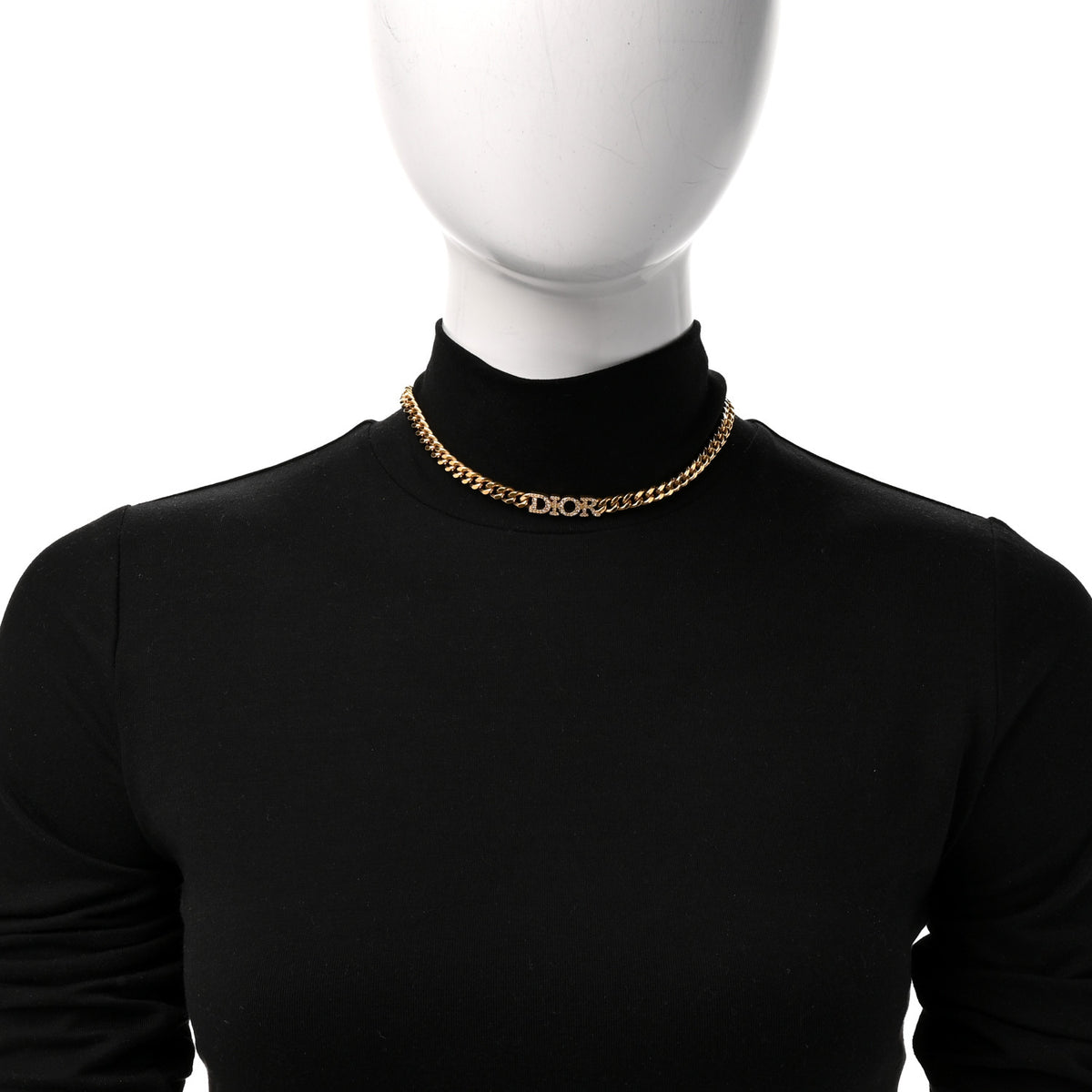 Metal Crystal Dio(r)evolution Choker Gold