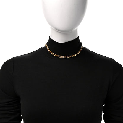 Christian Dior Metal Crystal Dio(r)evolution Choker Gold 2 of 5
