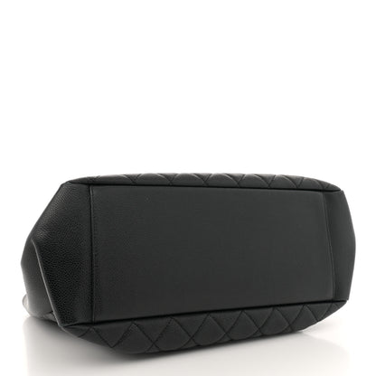 Chanel Caviar Quilted Grand Shopping Tote GST Black 4 of 12
