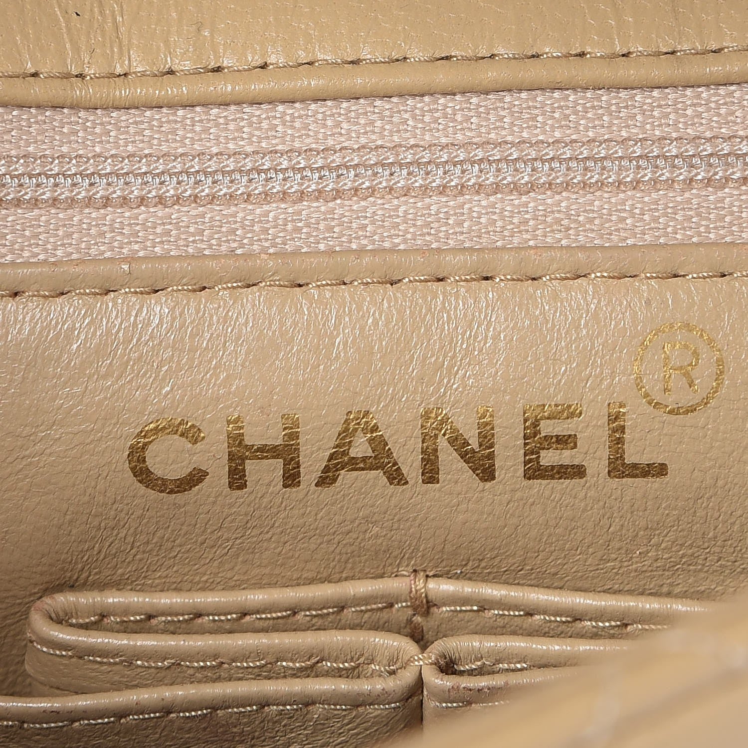 Chanel Lambskin Quilted Small Single Flap Beige 8 of 25