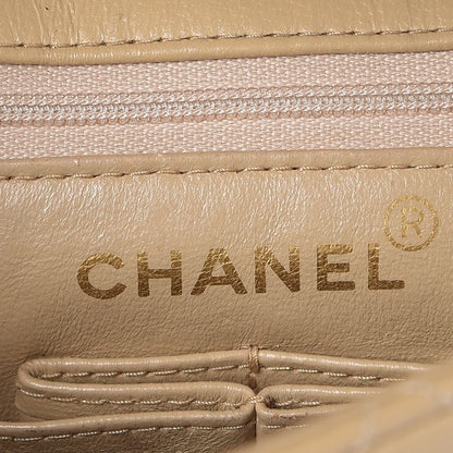 Chanel Lambskin Quilted Small Single Flap Beige 8 of 25