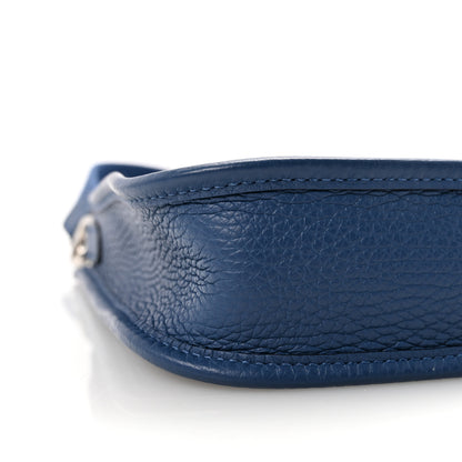 Hermes Taurillon Clemence Evelyne TPM Bleu Tie 8 of 10