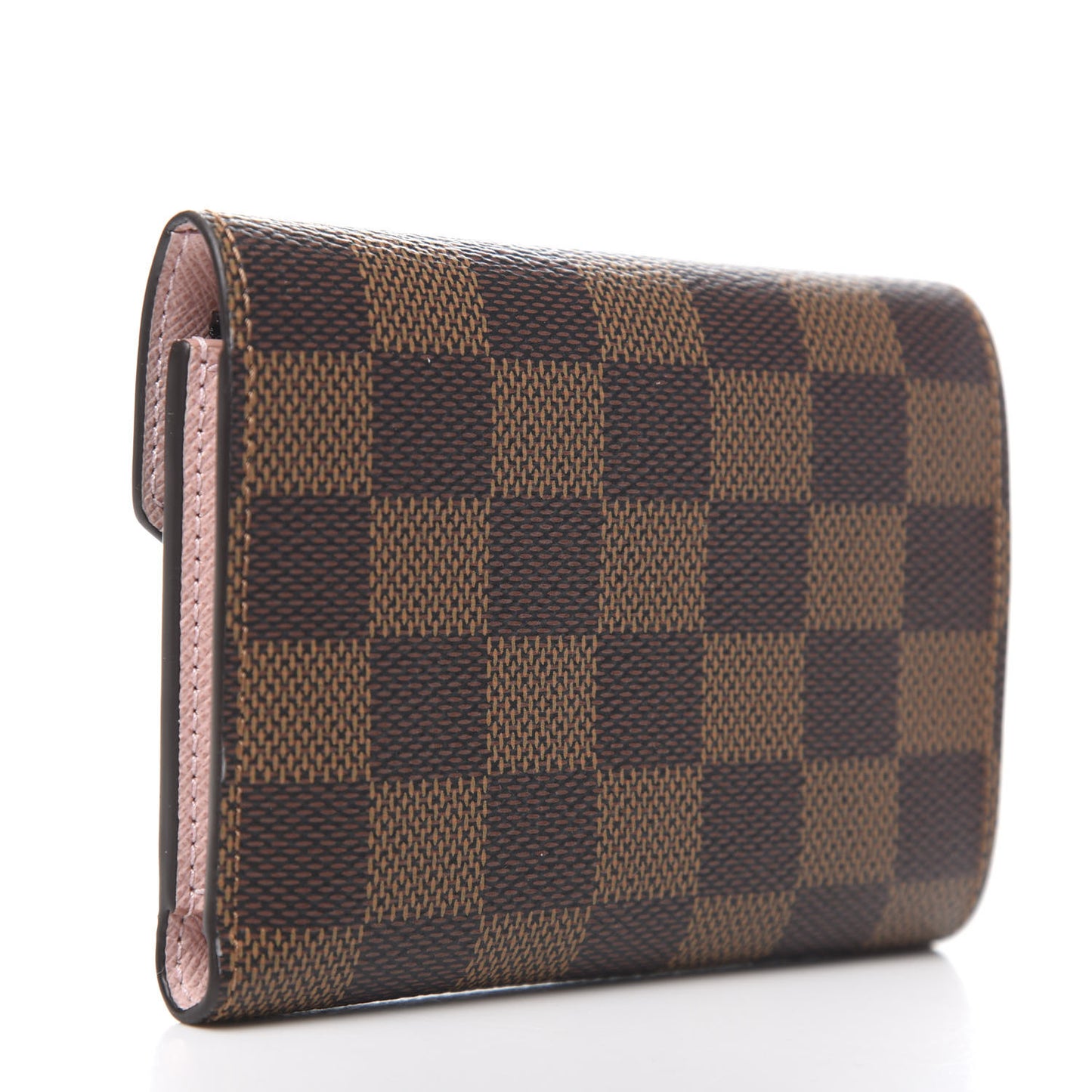 Damier Ebene Victorine Wallet Rose Ballerine