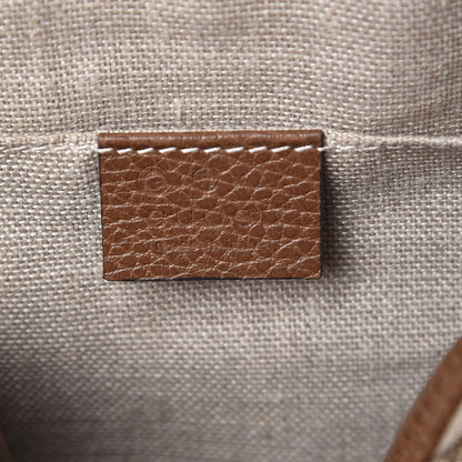 Gucci Monogram Mini Bree Messenger Bag Beige Tabacco 6 of 12