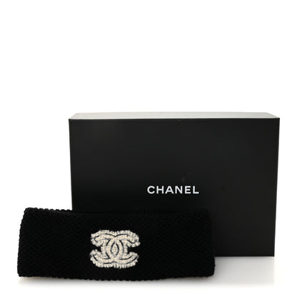 Chanel Cashmere CC Headband Black 4 of 4