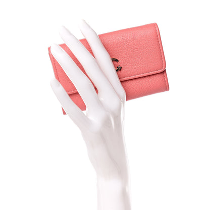 Chanel Goatskin CC Flap Card Holder Coral 2 of 9