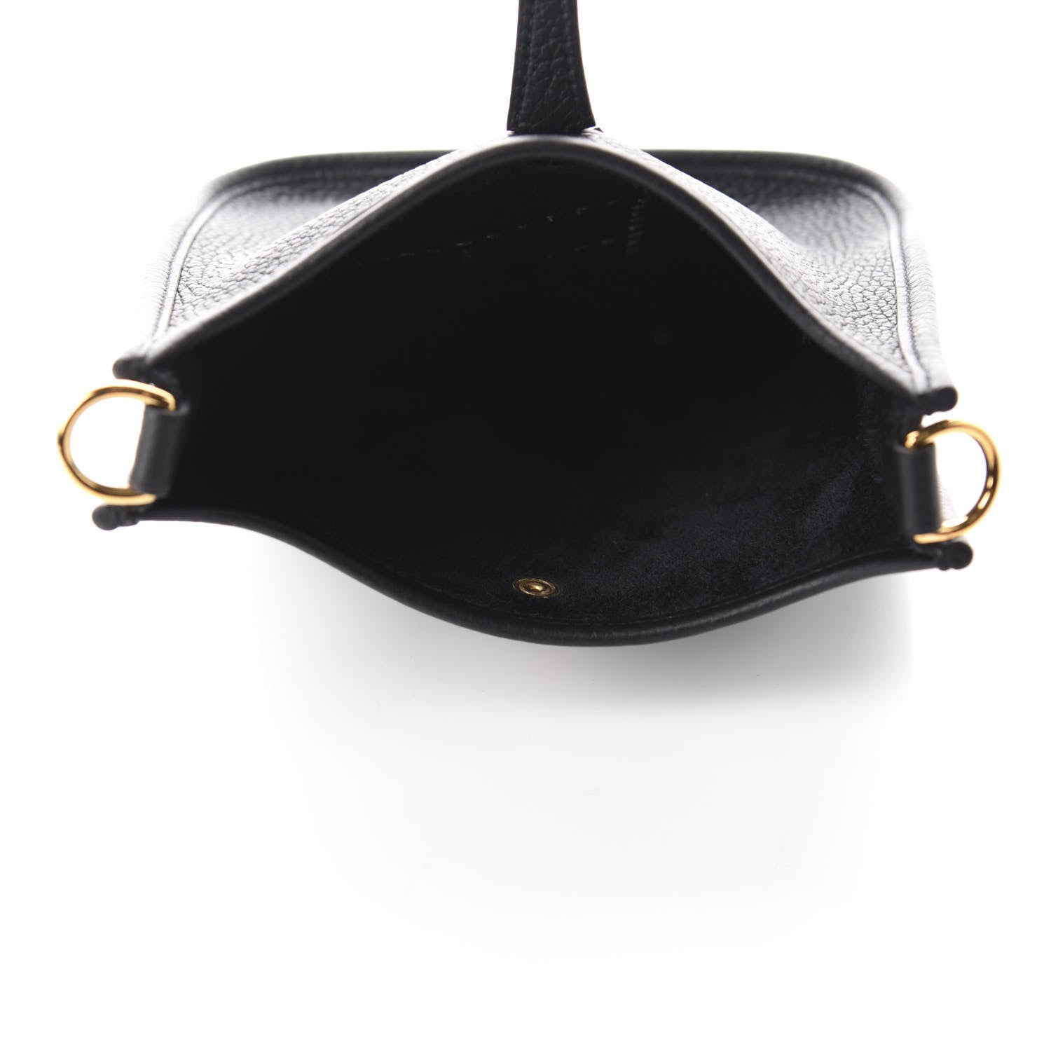 Hermes Taurillon Clemence Evelyne TPM Black 5 of 11