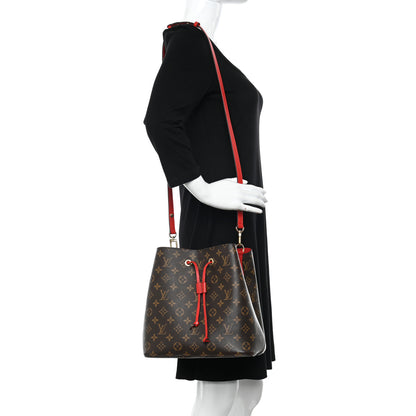 Louis Vuitton Monogram Neonoe MM Coquelicot 2 of 14