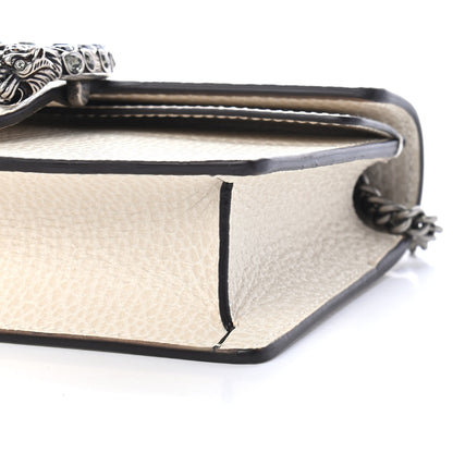Gucci Dollar Calfskin Crystal Super Mini Dionysus Shoulder Bag Mystic White Black Diamond 8 of 9
