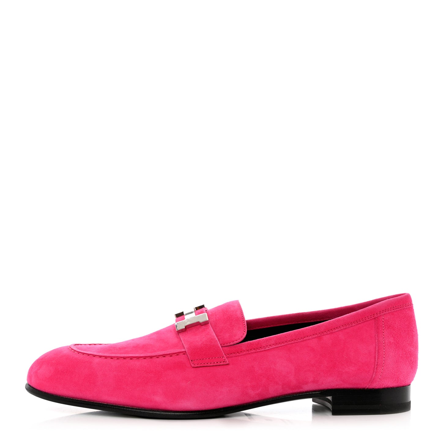Suede Goatskin Paris Loafers 41 Rose Fuchsia