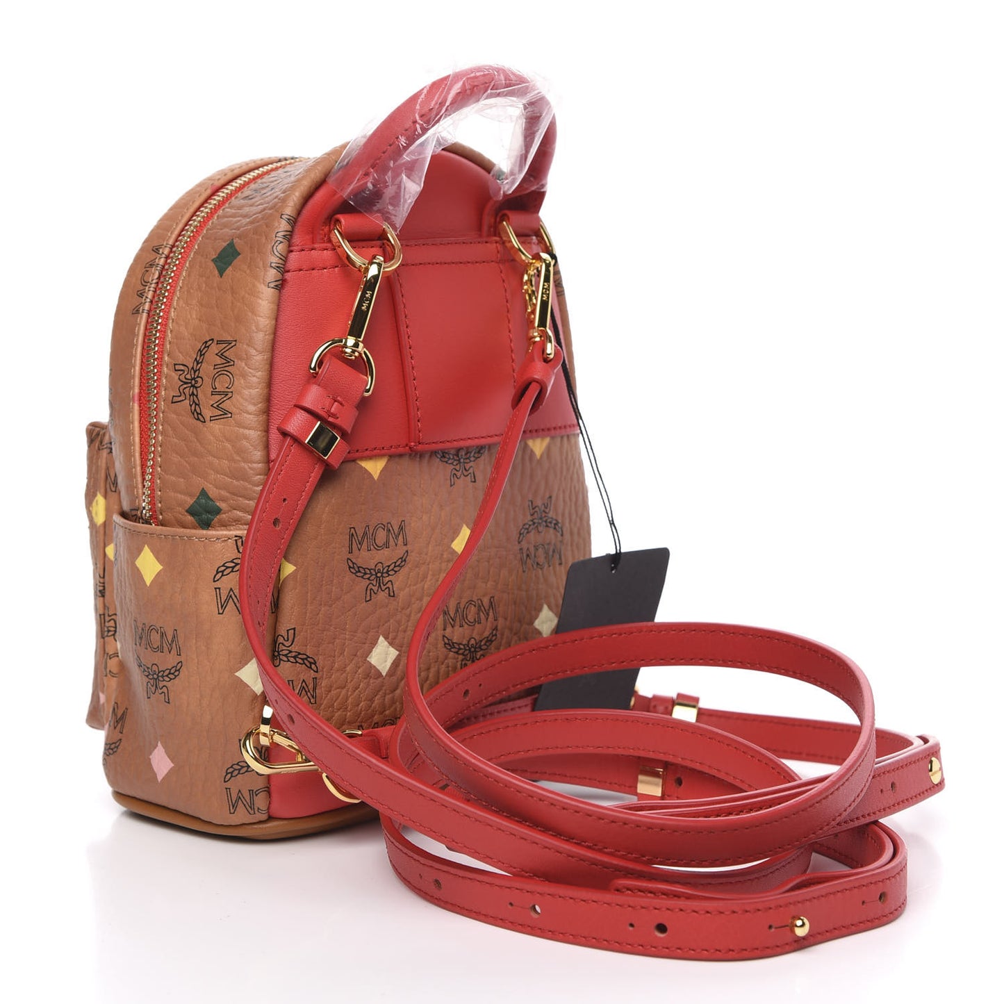 Skyoptic Visetos X-Mini Stark Bebe Boo Backpack Cognac