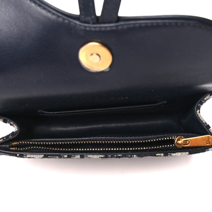 Christian Dior Oblique Saddle Belt Bag Blue 5 of 11