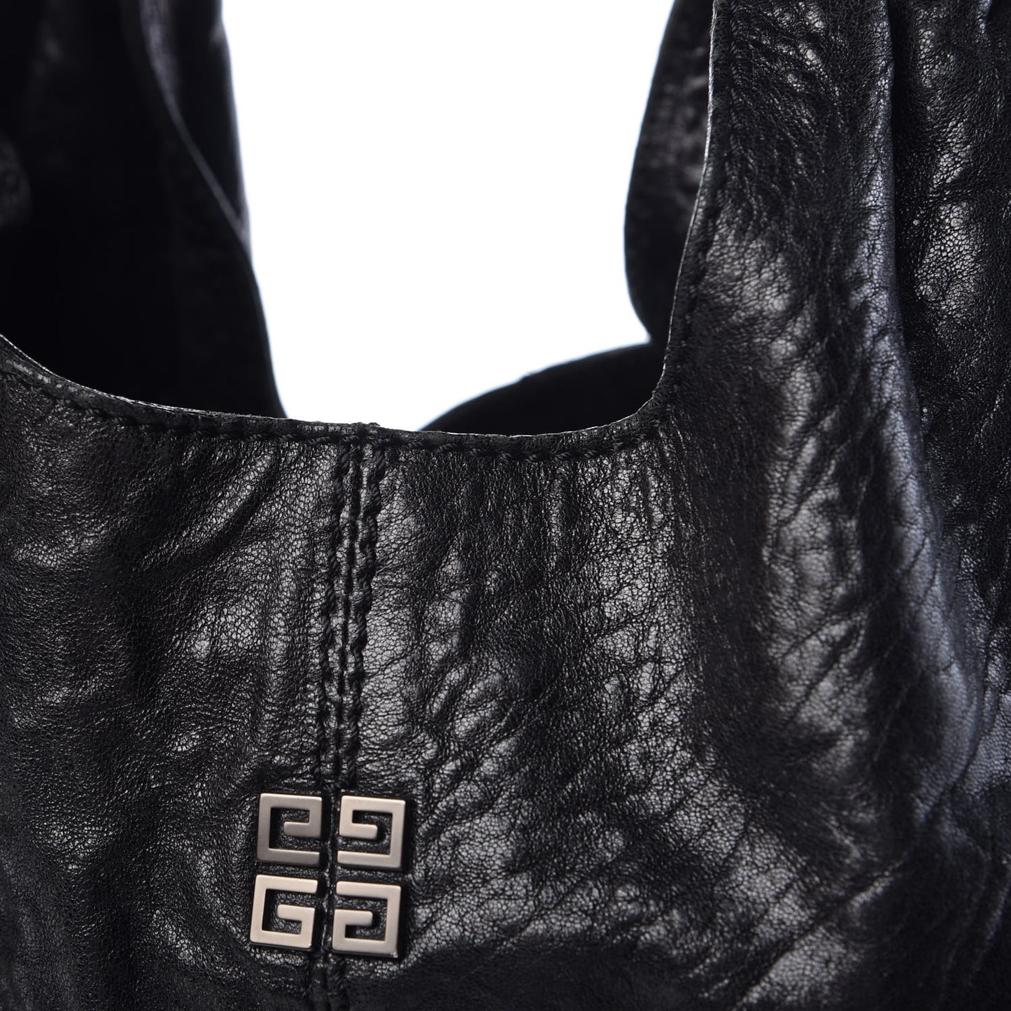 Leather Large Elschia Hobo Black