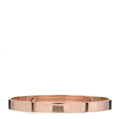 Hermes 18K Rose Gold Diamond PM Collier De Chien Bracelet LG 2 of 3