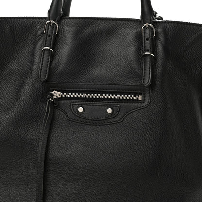 Balenciaga Veau Papier A5 Zip Around Tote Black 8 of 12