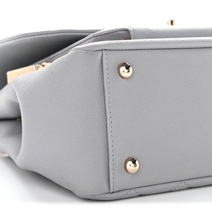 Chanel Caviar Quilted Large Business Affinity Flap Grey 9 of 11