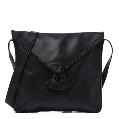 Hermes Lambskin Tassel Envelope Crossbody Black 1 of 4