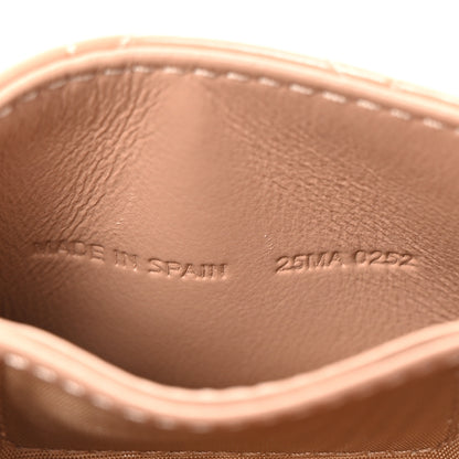 Christian Dior Patent Cannage Lady Dior 5-Gusset Card Holder Rose De Vents 7 of 8