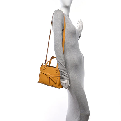 Loewe Calfskin Mini Gate Tote Mustard Yellow 2 of 15