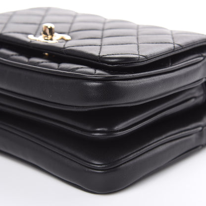 Chanel Lambskin Quilted Mini Citizen Chic Flap Black 10 of 11