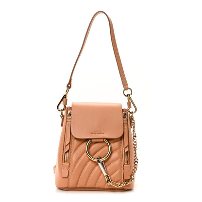 Chloe Calfskin Quilted Mini Faye Backpack Blushy Pink 1 of 10