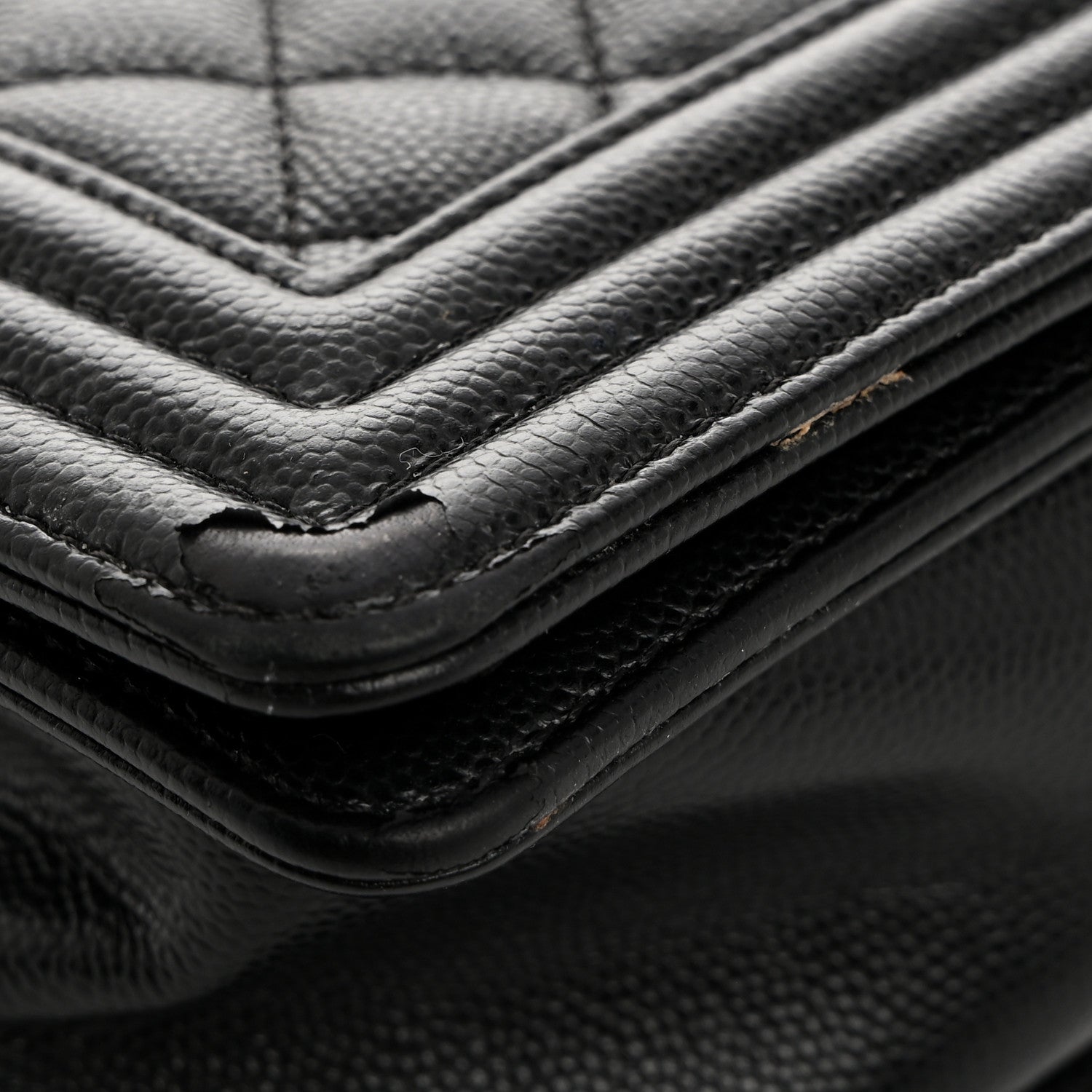 Chanel Caviar Quilted New Medium Boy Flap Black 11 of 12