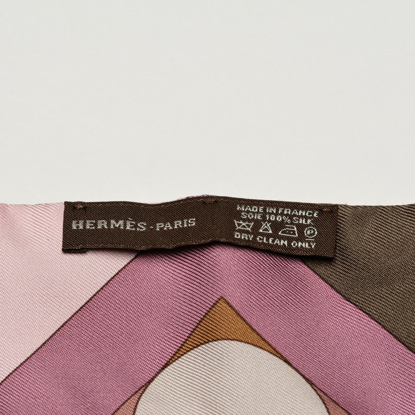 Silk La Rose Des Vents Twilly Camel Saumon Violine