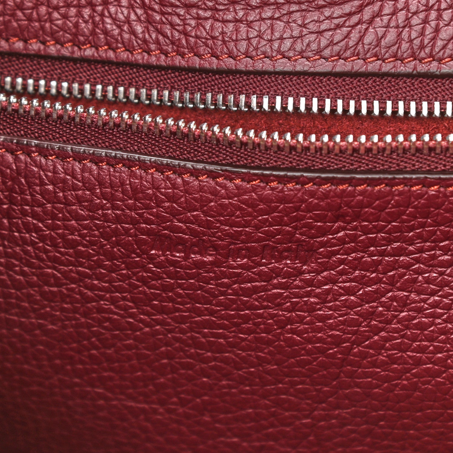 Celine Supple Grained Calfskin Small Big Bag Wine 7 of 11