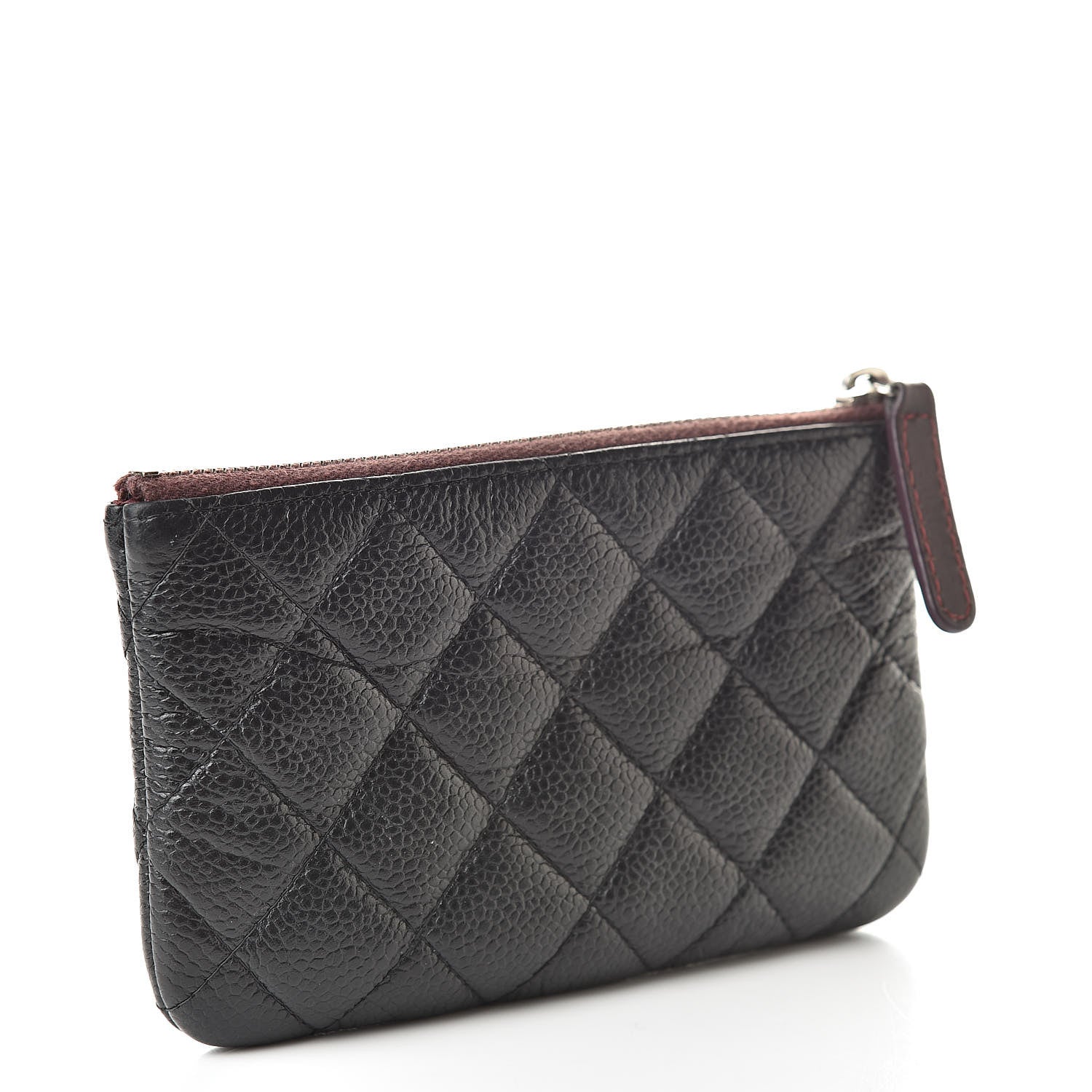 Chanel Caviar Quilted Small Cosmetic Case Black 3 of 8