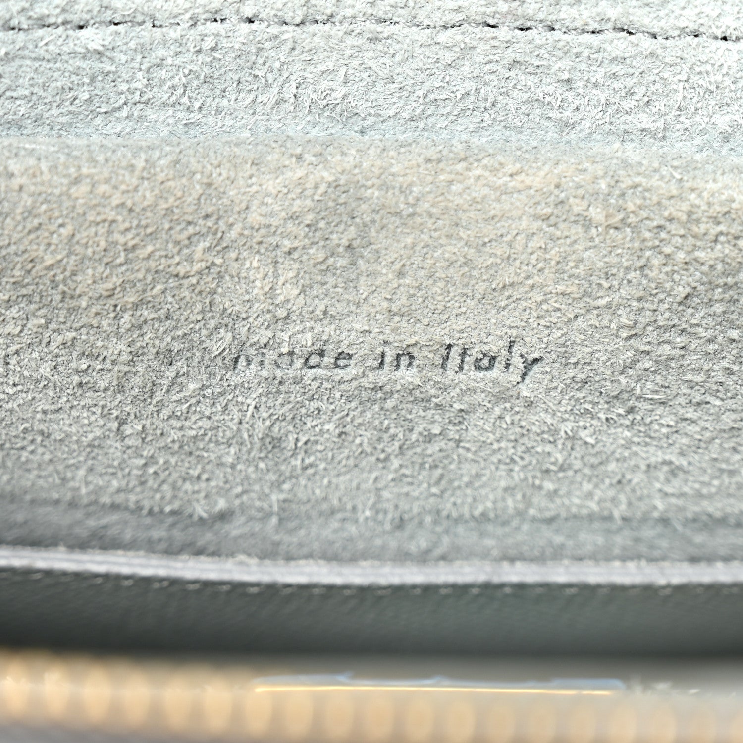 Celine Grained Calfskin Mini Belt Bag Cloud 7 of 12