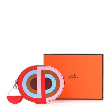Hermes Epsom In-The-Loop-To-Go Pochette Multicolore Rouge de Coeur 11 of 11