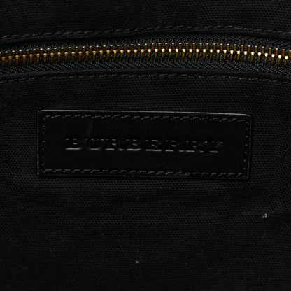 Burberry Canvas Mega Check Large Baildon Messenger Bag Black 15 of 21