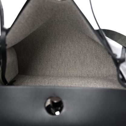Hermes Toile H Berline Vache Hunter Herbag Zip PM 31 Black Ecru 6 of 11