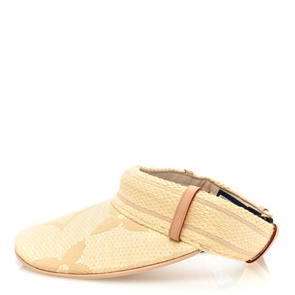Louis Vuitton Cotton Raffia Effect Beachview Visor Natural 5 of 7