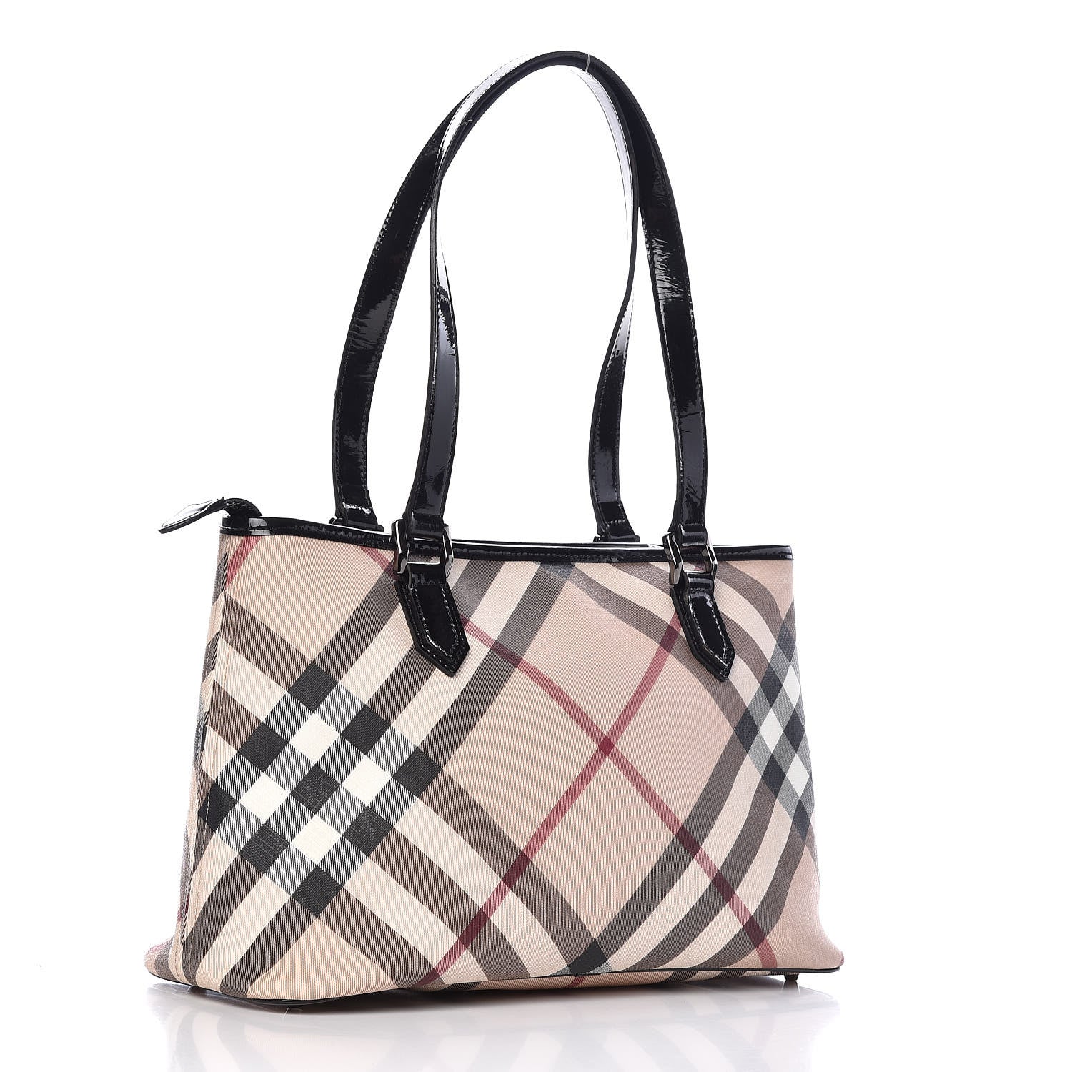Burberry Supernova Check Regent Tote Black 3 of 20