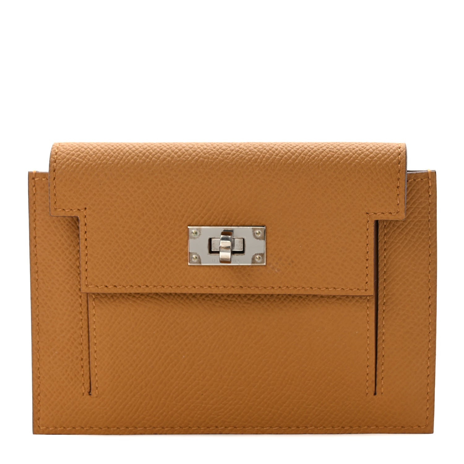 Hermes Epsom Kelly Pocket Compact Wallet Sesame 1 of 7